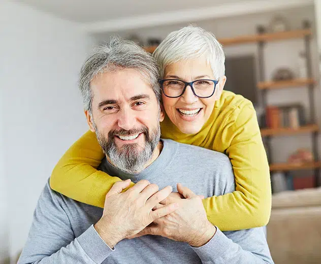 Happy Older Couple Smiling Together At Cove Dental Care - Dental Office Easley SC